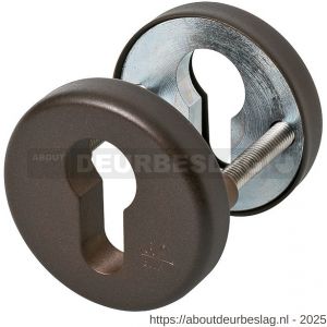 Mandelli1953 090 SKG*** veiligheids rozet set 54/52x10 mm antiek brons - R21017518 - afbeelding 1