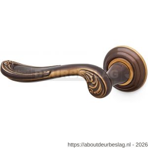 Mandelli1953 1021L Lord deurkruk gatdeel op rozet 51x12 mm linkswijzend brons - R21015239 - afbeelding 1