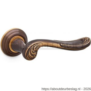 Mandelli1953 1021R Lord deurkruk gatdeel op rozet 51x12 mm rechtswijzend brons - R21015240 - afbeelding 1