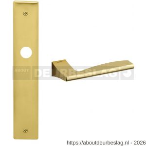 Mandelli1953 1030 BB56 Link deurkruk op langschild 240x40 mm BB56 mat messing - R21014815 - afbeelding 1