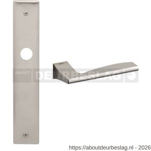Mandelli1953 1030 PC85 Link deurkruk op langschild 240x40 mm PC85 mat nikkel - R21015072 - afbeelding 1