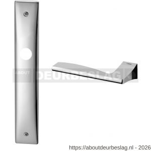 Mandelli1953 1030L BB72 Link deurkruk gatdeel op langschild 240x40 mm BB72 linkswijzend chroom - R21015934 - afbeelding 1