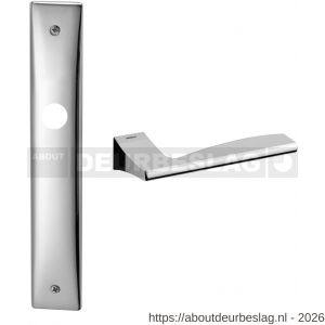 Mandelli1953 1030R blind Link deurkruk gatdeel op langschild 240x40 mm blind rechtswijzend chroom - R21015939 - afbeelding 1
