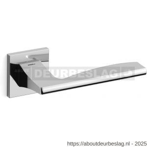 Mandelli1953 1031 Link deurkruk op rozet 50x50x6 mm chroom - R21009025 - afbeelding 1