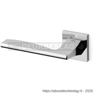 Mandelli1953 1031L Link deurkruk gatdeel op rozet 50x50x6 mm linkswijzend chroom - R21009611 - afbeelding 1