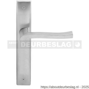 Mandelli1953 1070 WC63/8 Ola deurkruk op langschild 240x40 mm WC63/8 mat chroom - R21014384 - afbeelding 1