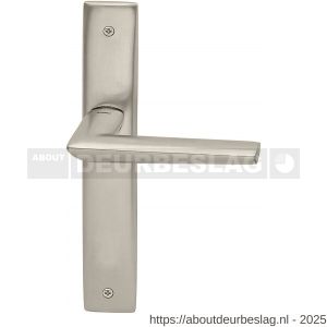 Mandelli1953 1080 WC63/8 Isi deurkruk op langschild 240x40 mm WC63/8 mat nikkel - R21015001 - afbeelding 1