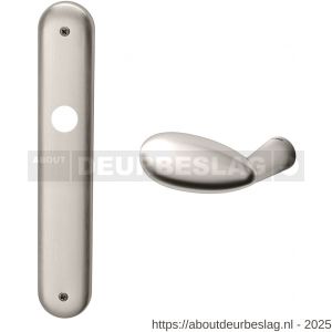 Mandelli1953 1090L PC92 Led deurkruk gatdeel op langschild 238x40 mm PC92 linkswijzend mat nikkel - R21016369 - afbeelding 1