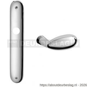 Mandelli1953 1090R BB72 Led deurkruk gatdeel op langschild 238x40 mm BB72 rechtswijzend chroom - R21015927 - afbeelding 1