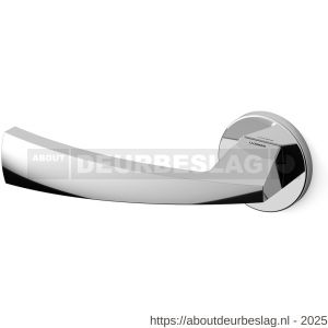 Mandelli1953 1131L Ande deurkruk gatdeel op rozet 51x6 mm linkswijzend chroom - R21009908 - afbeelding 1
