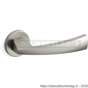Mandelli1953 1131R Mitos deurkruk gatdeel op rozet 51x6 mm rechtswijzend mat nikkel - R21009656 - afbeelding 1