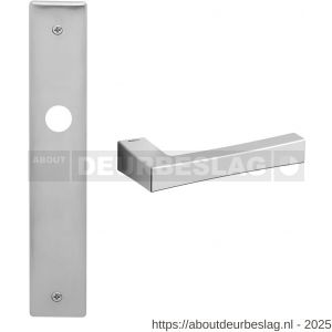 Mandelli1953 1160 WC57/5 Telis deurkruk op langschild 240x40 mm WC57/5 mat chroom - R21014405 - afbeelding 1