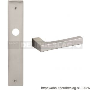 Mandelli1953 1160 WC72/8 Telis deurkruk op langschild 240x40 mm WC72/8 mat nikkel - R21015105 - afbeelding 1
