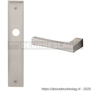 Mandelli1953 1160L BB56 Telis deurkruk gatdeel op langschild 240x40 mm BB56 linkswijzend mat nikkel - R21016420 - afbeelding 1