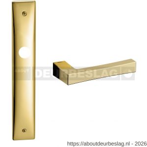 Mandelli1953 1160R blind Telis deurkruk gatdeel op langschild 240x40 mm blind rechtswijzend messing gepolijst - R21015630 - afbeelding 1