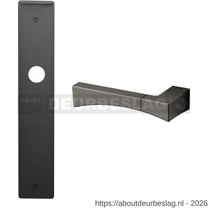 Mandelli1953 1170L PC55 Life deurkruk gatdeel op langschild 240x40 mm PC55 linkswijzend grafiet - R21015696 - afbeelding 1