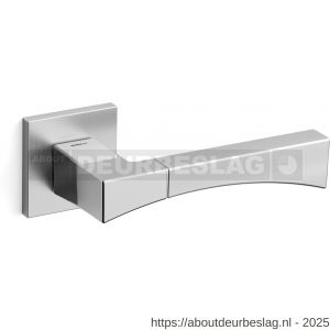 Mandelli1953 1171 Life deurkruk op rozet 50x50x6 mm mat chroom-chroom - R21009058 - afbeelding 1