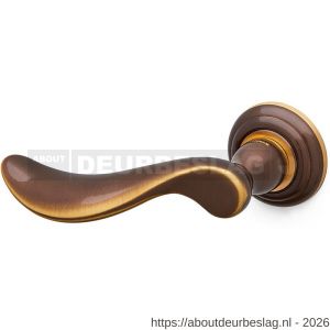 Mandelli1953 1211L Norma deurkruk gatdeel op rozet 51x12 mm linkswijzend brons - R21015225 - afbeelding 1