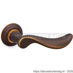 Mandelli1953 1211R Norma deurkruk gatdeel op rozet 51x12 mm rechtswijzend mat brons - R21015228 - afbeelding 1