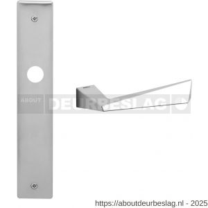 Mandelli1953 1250 WC57/5 Piramid deurkruk op langschild 240x40 mm WC57/5 mat chroom - R21014394 - afbeelding 1