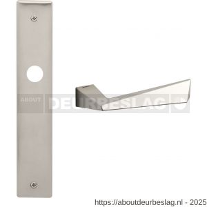 Mandelli1953 1250R BB56 Piramid deurkruk gatdeel op langschild 240x40 mm BB56 rechtswijzend mat nikkel - R21016413 - afbeelding 1