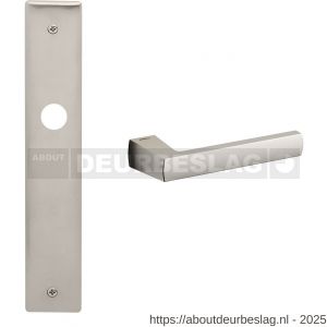 Mandelli1953 1290 WC57/5 Fan deurkruk op langschild 240x40 mm WC57/5 mat nikkel - R21015028 - afbeelding 1