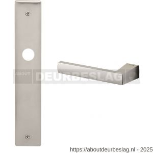 Mandelli1953 1290L BB72 Fan deurkruk gatdeel op langschild 240x40 mm BB72 linkswijzend mat nikkel - R21016309 - afbeelding 1