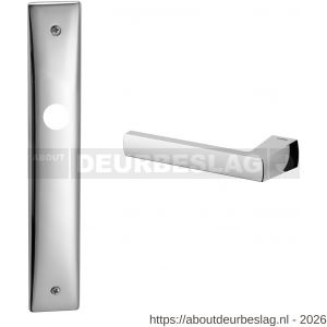 Mandelli1953 1290L PC92 Fan deurkruk gatdeel op langschild 240x40 mm PC92 linkswijzend chroom - R21015868 - afbeelding 1