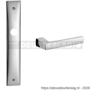 Mandelli1953 1290R PC92 Fan deurkruk gatdeel op langschild 240x40 mm PC92 rechtswijzend chroom - R21015875 - afbeelding 1