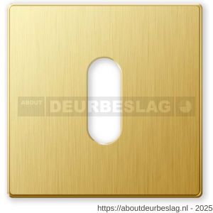 Mandelli1953 1291/B sleutelrozet 50x50xx6 mm mat messing - R21011720 - afbeelding 1
