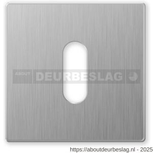 Mandelli1953 1291/B sleutelrozet 50x50xx6 mm mat chroom - R21011703 - afbeelding 1
