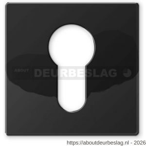 Mandelli1953 1291/BY cilinderrozet 50x50xx6 mm glanzend zwart - R21011273 - afbeelding 1