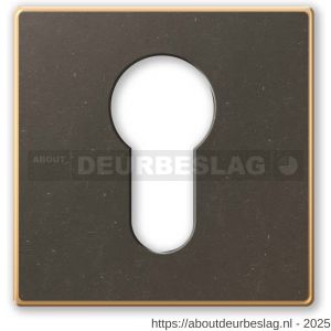 Mandelli1953 1291/BY cilinderrozet 50x50xx6 mm imperial brons - R21011275 - afbeelding 1