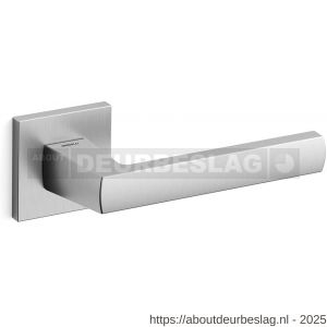 Mandelli1953 1291 Fan deurkruk op rozet 50x50x6 mm mat chroom - R21009065 - afbeelding 1
