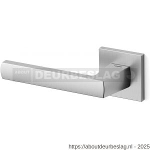 Mandelli1953 1291L Fan deurkruk gatdeel op rozet 50x50x6 mm linkswijzend mat chroom - R21009690 - afbeelding 1