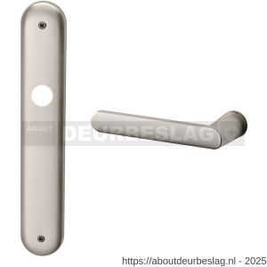 Mandelli1953 1300L BB56 Zante deurkruk gatdeel op langschild 238x40 mm BB56 linkswijzend mat nikkel - R21016434 - afbeelding 1