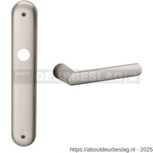 Mandelli1953 1300R BB56 Zante deurkruk gatdeel op langschild 238x40 mm BB56 rechtswijzend mat nikkel - R21016441 - afbeelding 1