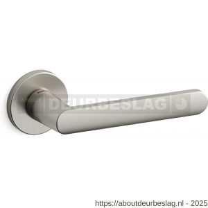 Mandelli1953 1301R Zante deurkruk gatdeel op rozet 51x6 mm rechtswijzend mat nikkel - R21009701 - afbeelding 1