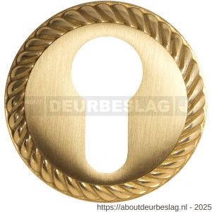 Mandelli1953 1351/BY cilinderrozet 51x10 mm mat messing - R21011289 - afbeelding 1