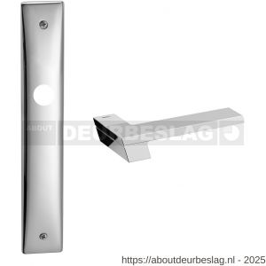 Mandelli1953 1370 WC63/8 Jet deurkruk op langschild 240x40 mm WC63/8 chroom - R21014137 - afbeelding 1