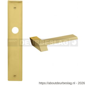 Mandelli1953 1370 WC63/8 Jet deurkruk op langschild 240x40 mm WC63/8 mat messing - R21014734 - afbeelding 1