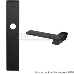 Mandelli1953 1370L blind Jet deurkruk gatdeel op langschild 240x40 mm blind linkswijzend mat zwart - R21015749 - afbeelding 1