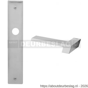 Mandelli1953 1370L PC85 Jet deurkruk gatdeel op langschild 240x40 mm PC85 linkswijzend mat chroom - R21016062 - afbeelding 1