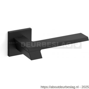 Mandelli1953 1371L Jet deurkruk gatdeel op rozet 50x50x6 mm linkswijzend mat zwart - R21009708 - afbeelding 1