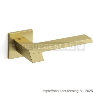 Mandelli1953 1371R Jet deurkruk gatdeel op rozet 50x50x6 mm rechtswijzend mat messing - R21009707 - afbeelding 1