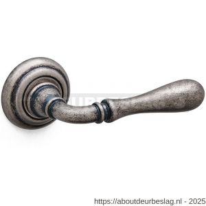 Mandelli1953 1421 Gou deurkruk op rozet 51x12 mm antiek chroom - R21014424 - afbeelding 1