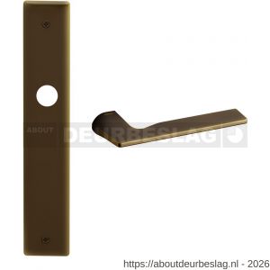 Mandelli1953 1460 PC92 Kiri deurkruk op langschild 240x40 mm PC92 mat brons - R21014579 - afbeelding 1