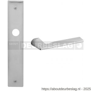 Mandelli1953 1460 WC63/8 Kiri deurkruk op langschild 240x40 mm WC63/8 mat chroom - R21014107 - afbeelding 1