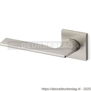 Mandelli1953 1461L Kiri deurkruk gatdeel op rozet 50x50x6 mm linkswijzend mat nikkel - R21009720 - afbeelding 1