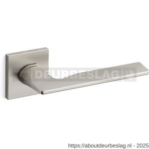 Mandelli1953 1461R Kiri deurkruk gatdeel op rozet 50x50x6 mm rechtswijzend mat nikkel - R21009721 - afbeelding 1